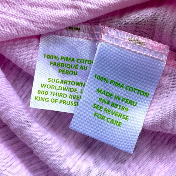 Lilly Pulitzer “Gone Coconuts” Candy Pink Tank, Slub 100% Pima Cotton- Med- EUC - Picture 16 of 17
